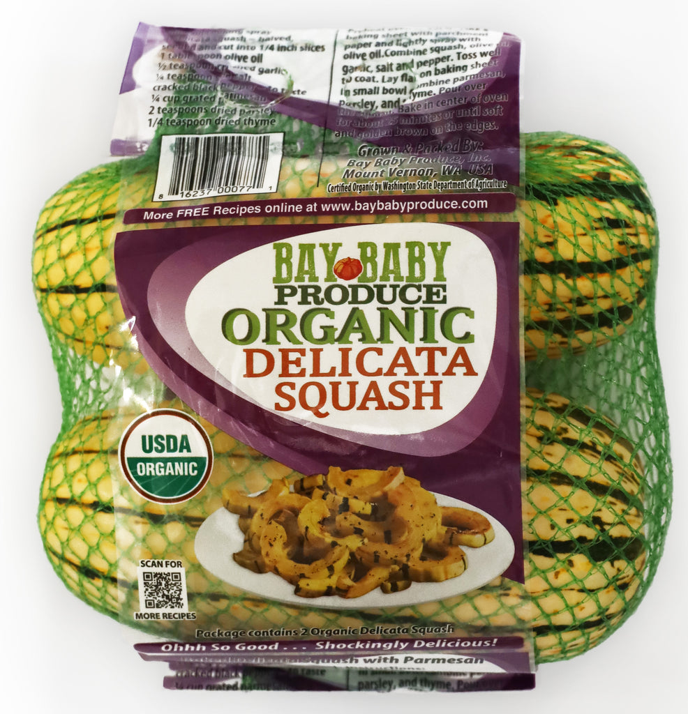 2 CT Organic Delicata with Recipe